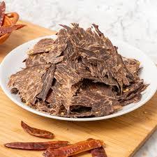 pedazos de carne seca